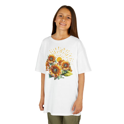Sunflowers Kids Heavy Cotton™ Tee, spring, summer