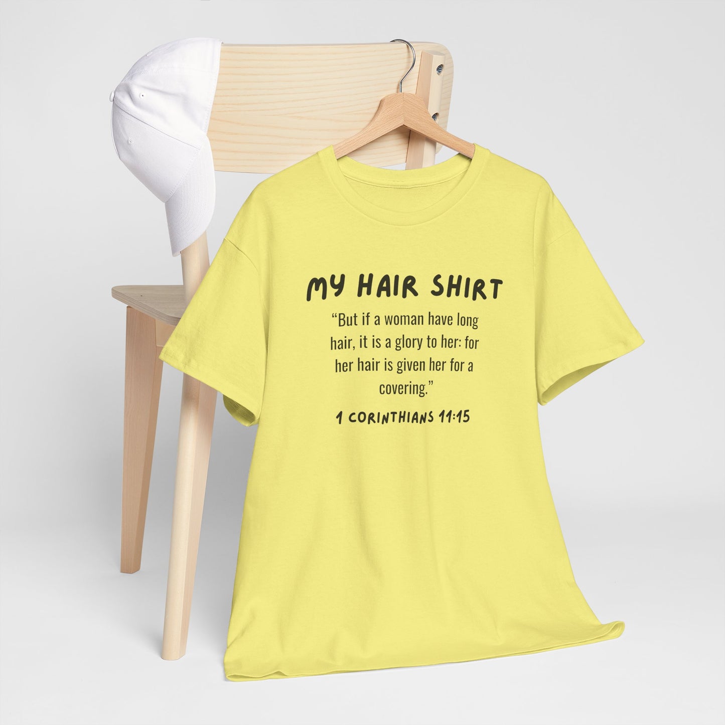Inspirational Hair Growth Heavy Cotton Tee