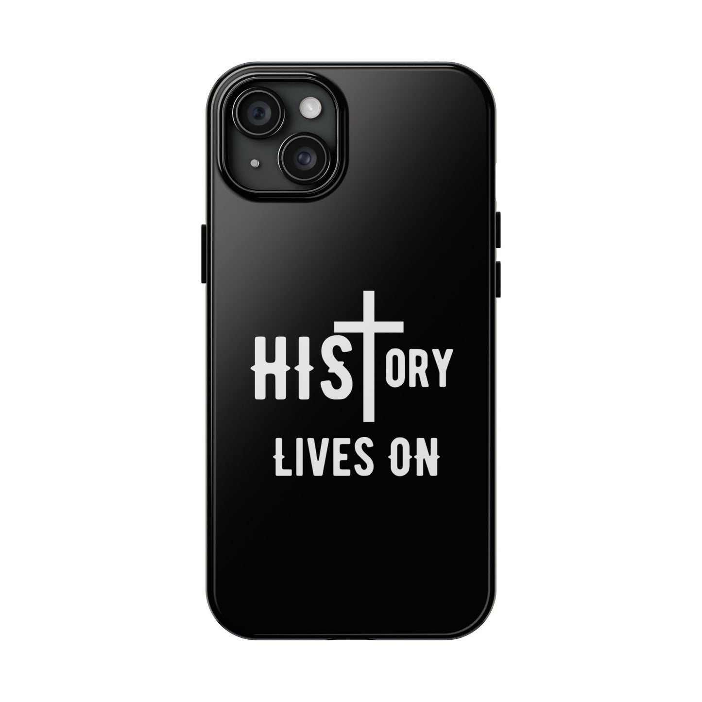 HIStory Lives On, Phone Cases - black & white