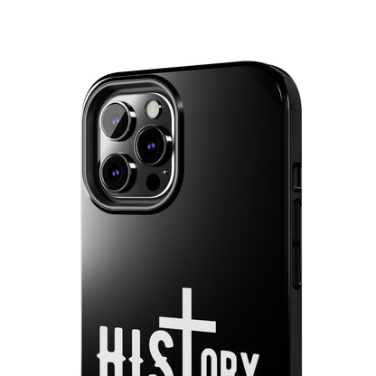 HIStory Lives On, Phone Cases - black & white