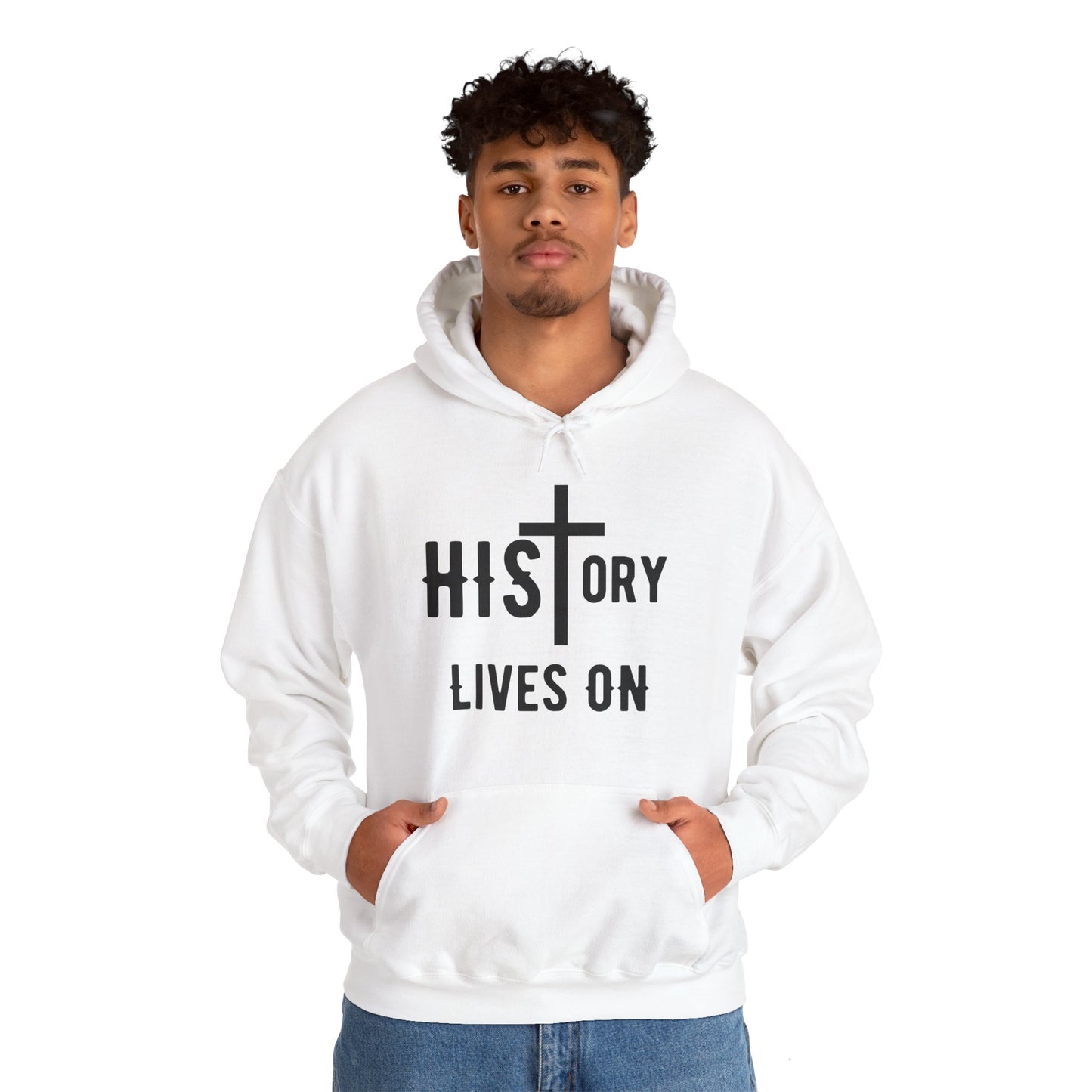 HIStory Lives On, Unisex Heavy Blend™ Hooded Sweatshirt