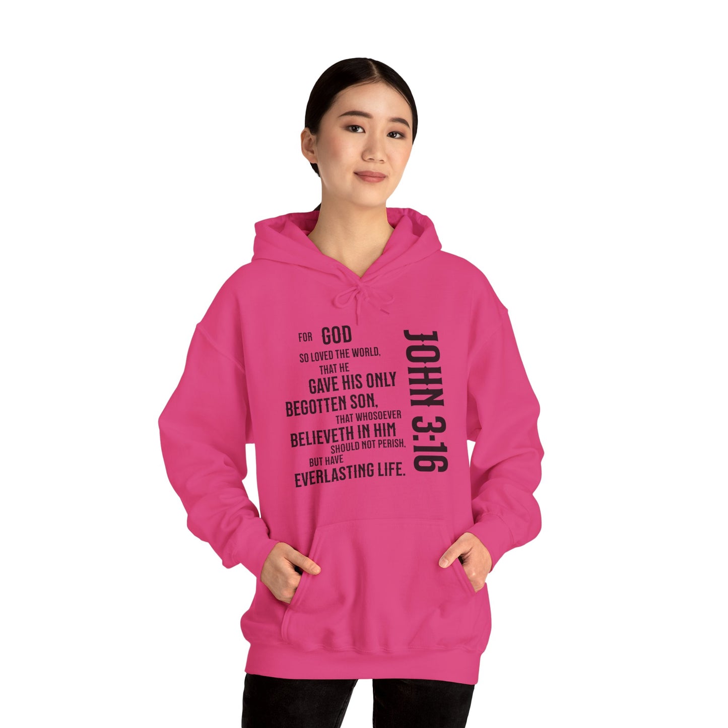 John 3:16 Unisex Heavy Blend™ Hooded Sweatshirt