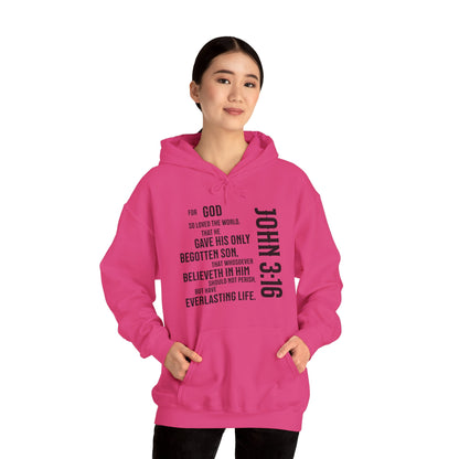 John 3:16 Unisex Heavy Blend™ Hooded Sweatshirt