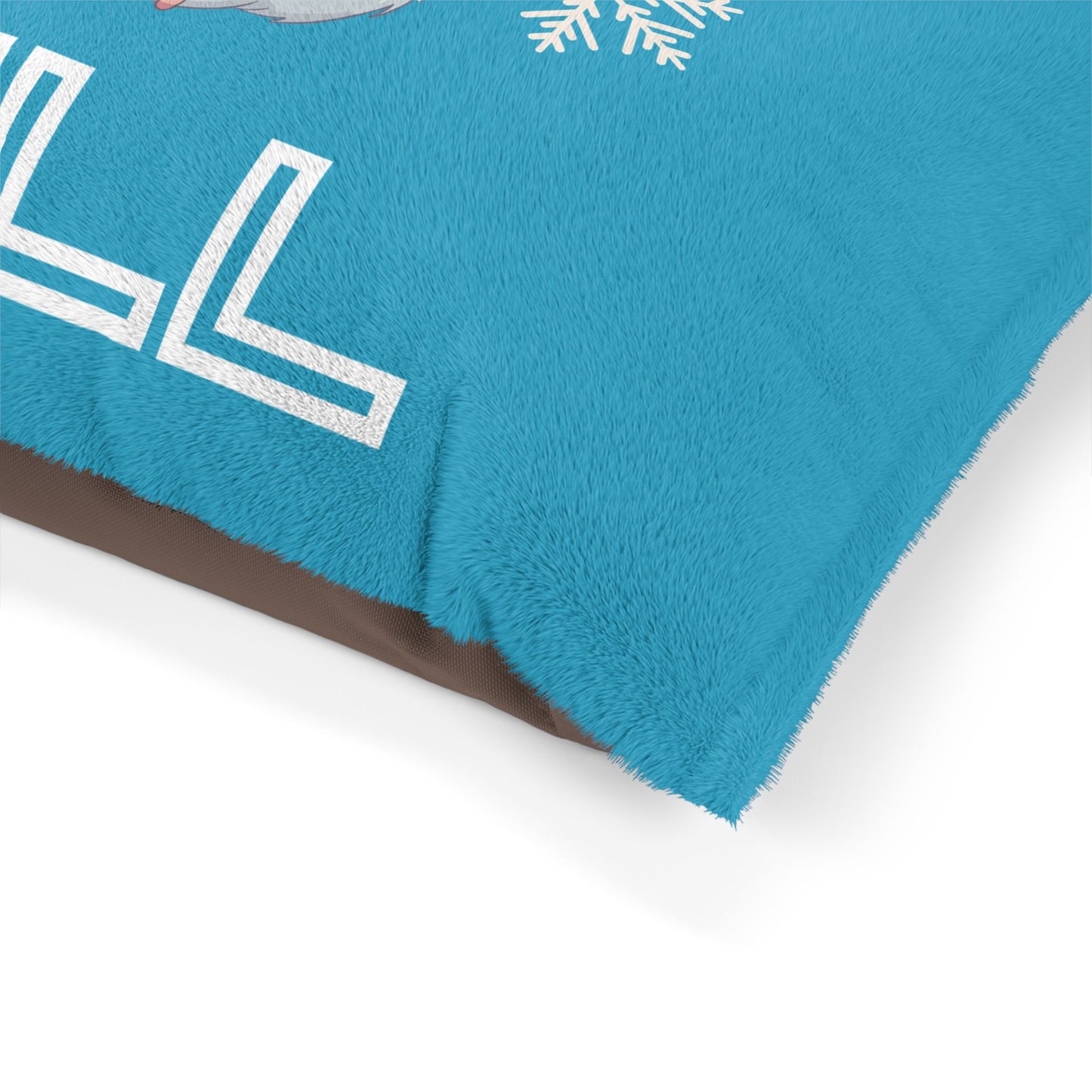 Chill with Polar Bear Pet Bed, Turquoise