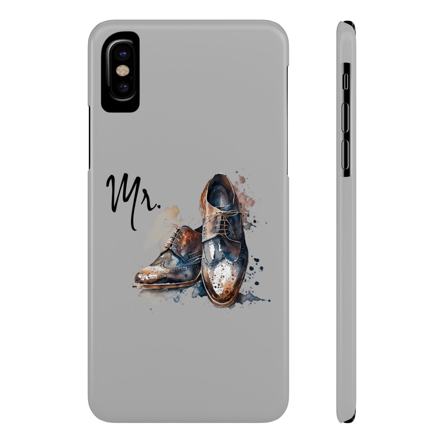 'Mr.' Slim iPhone Cases, vintage design, wedding, anniversary