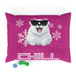 Chill with Polar Bear Pet Bed, Pink