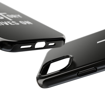 HIStory Lives On, Phone Cases - black & white