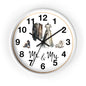 Mr & Mrs Wall Clock, vintage design, new couple, anniversary, housewarming gift