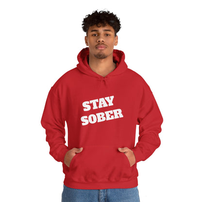 Stay Sober Hooded Sweatshirt, Christian gift, encouragement