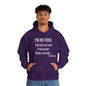 I'm No Fool, Psalm 14:1a, Unisex Heavy Blend™ Hooded Sweatshirt