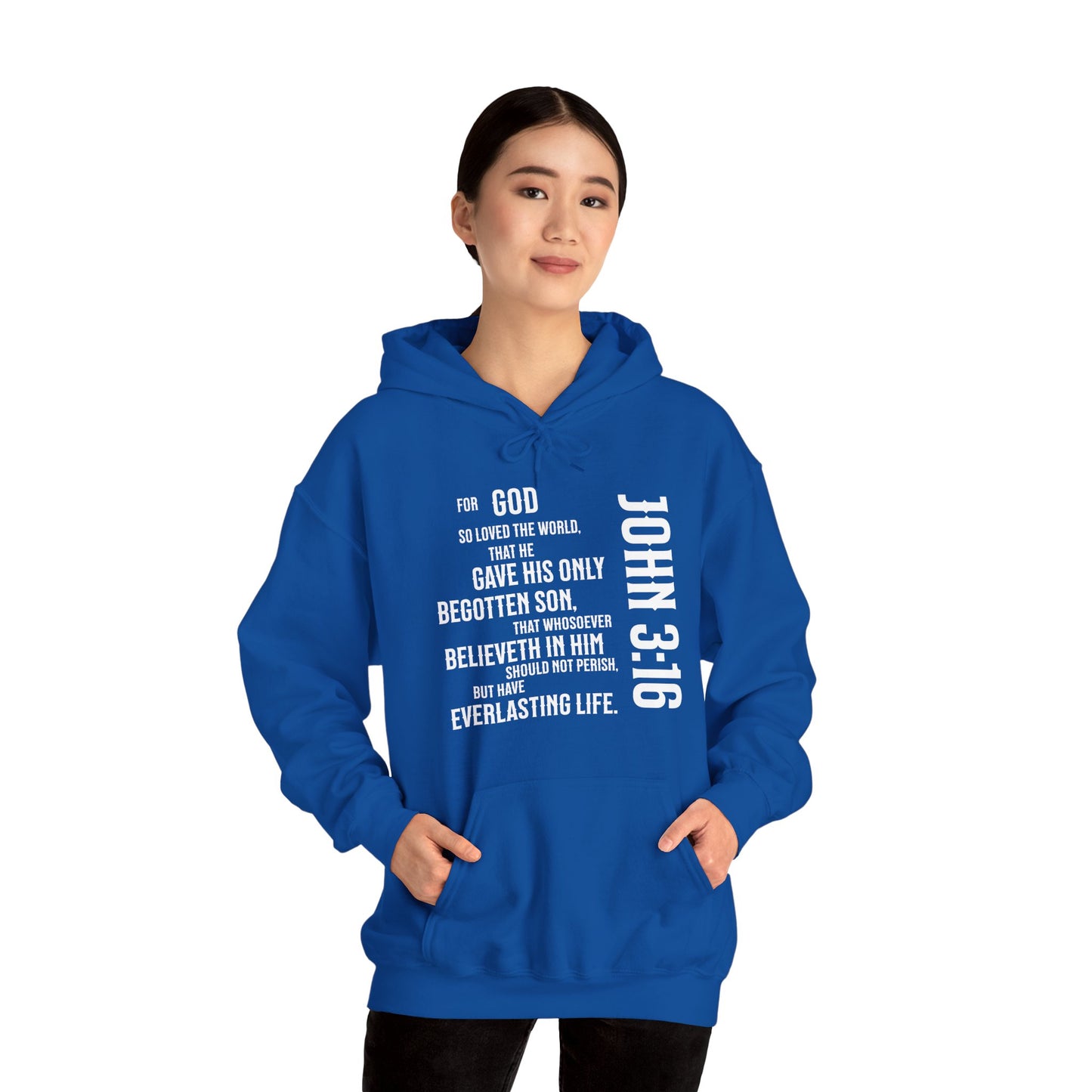 John 3:16 Unisex Heavy Blend™ Hooded Sweatshirt