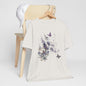 Flowers and Butterflies, Bella + Canvas T-shirt, spring, summer