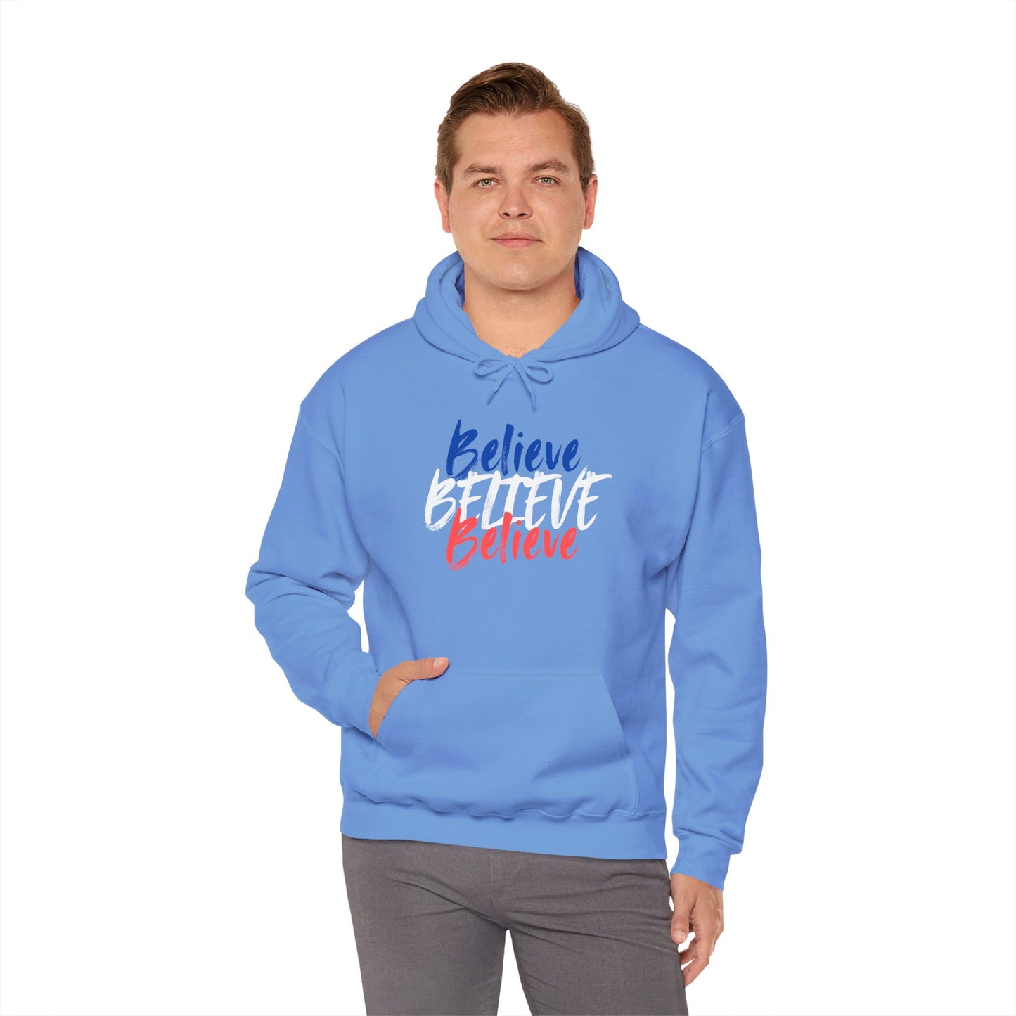 Inspirational 'Believe' Unisex Heavy Blend™ Hooded Sweatshirt