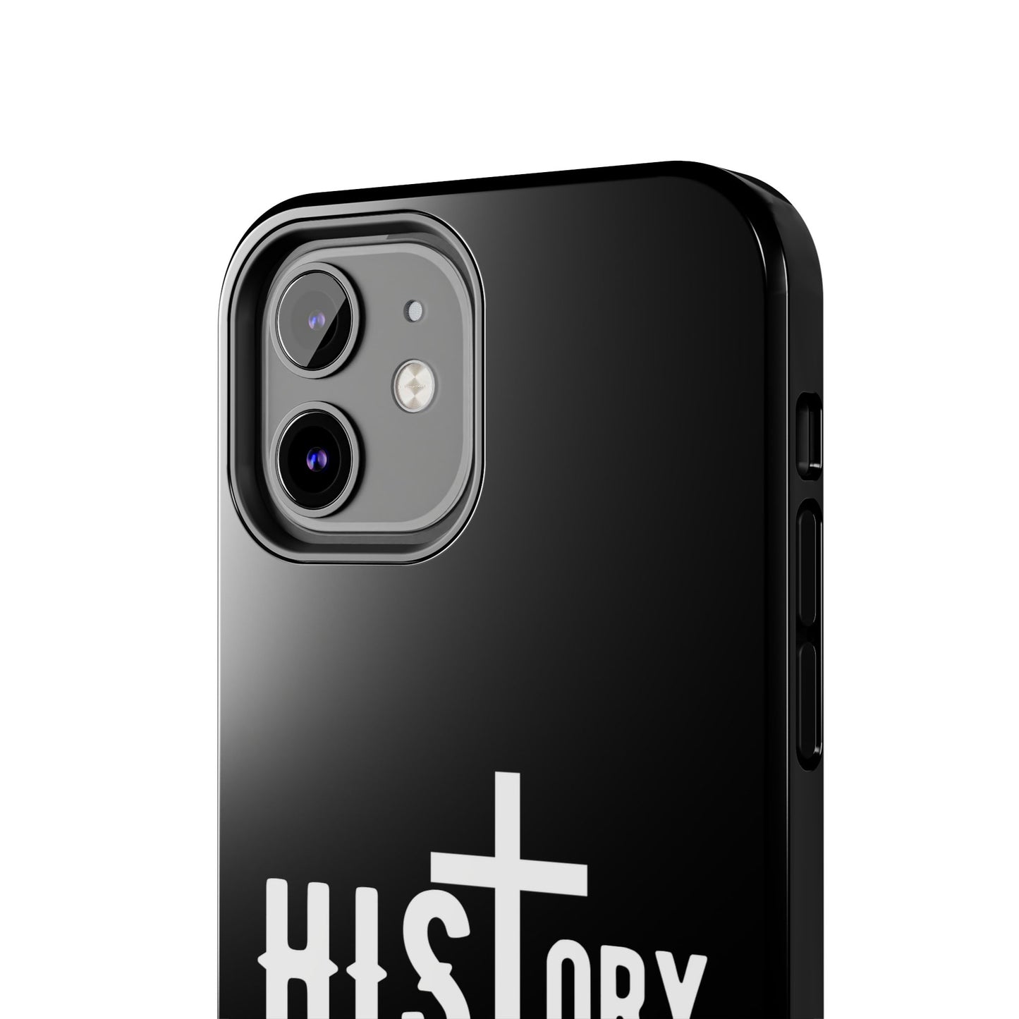 HIStory Lives On, Phone Cases - black & white