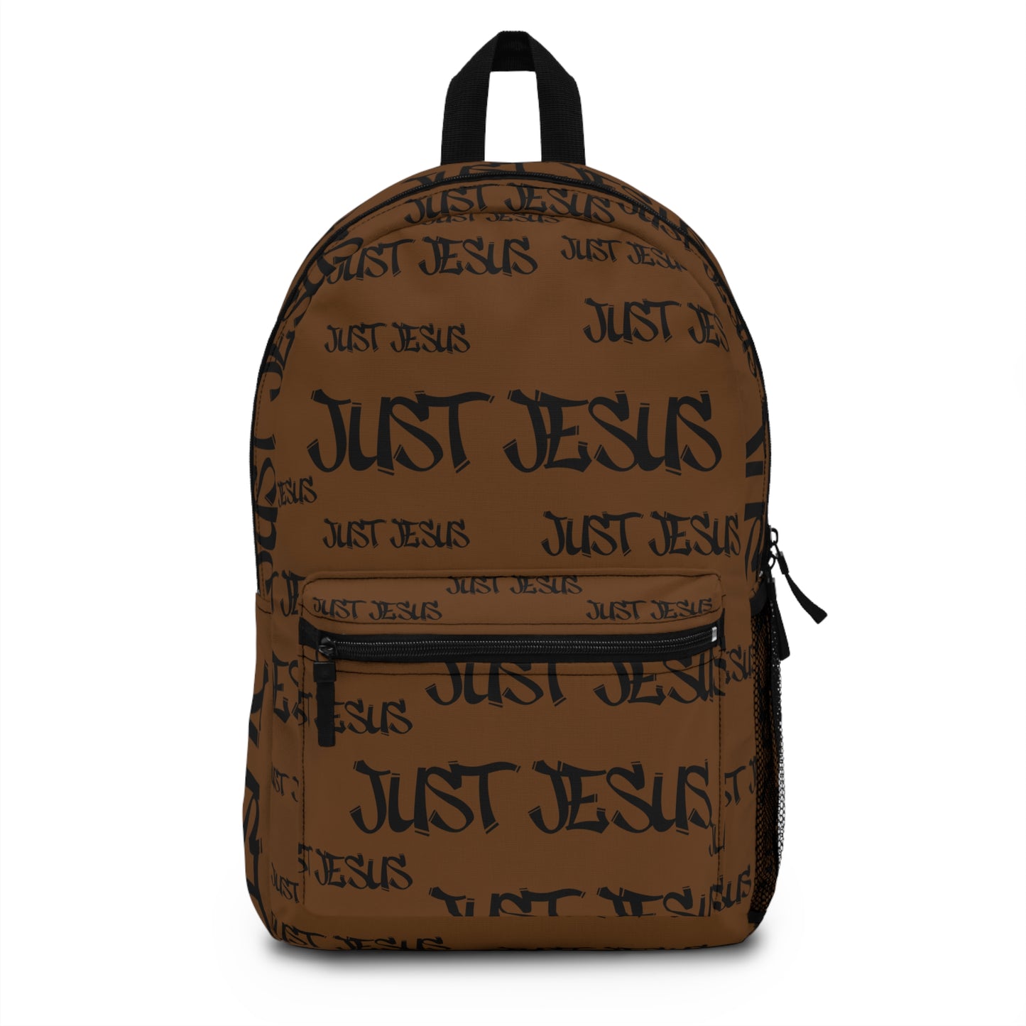 Just Jesus Backpack (brown), gift, sleepover, camping, day trips, school