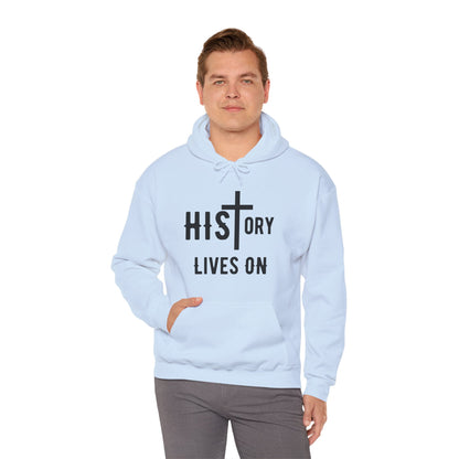 HIStory Lives On, Unisex Heavy Blend™ Hooded Sweatshirt
