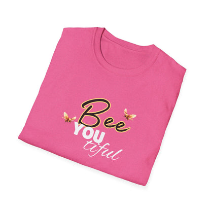BeeYOUtiful Unisex Softstyle T-Shirt - Nature Inspired Graphic Tee - w