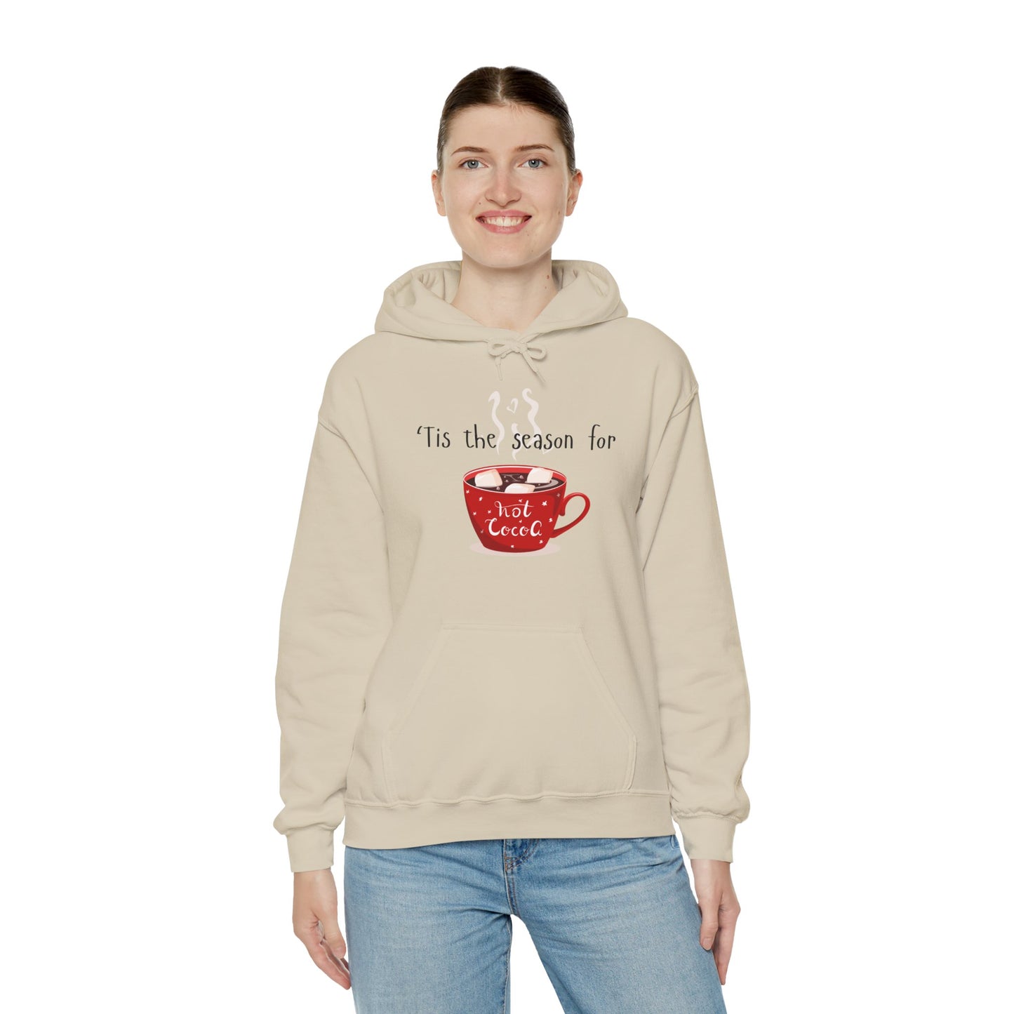 'Tis the Season for Hot Cocoa Unisex Heavy Blend™ Hooded Sweatshirt