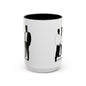 U Can Brothers Black Accent Mug