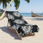 U Can Believe I'm Hot - Beach Towel (black w/white print), Fun gift - Him or Her