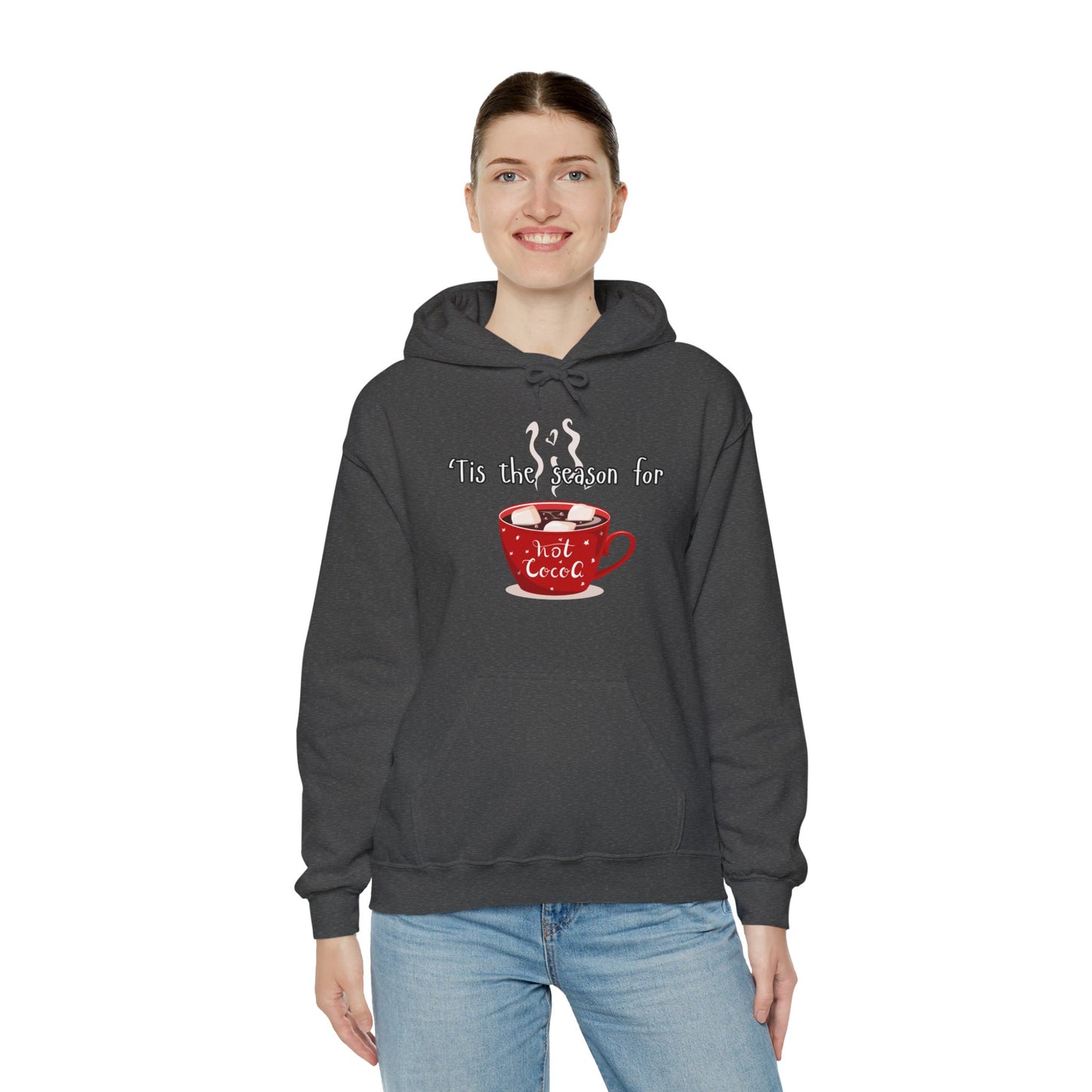 'Tis the Season for Hot Cocoa Unisex Heavy Blend™ Hooded Sweatshirt