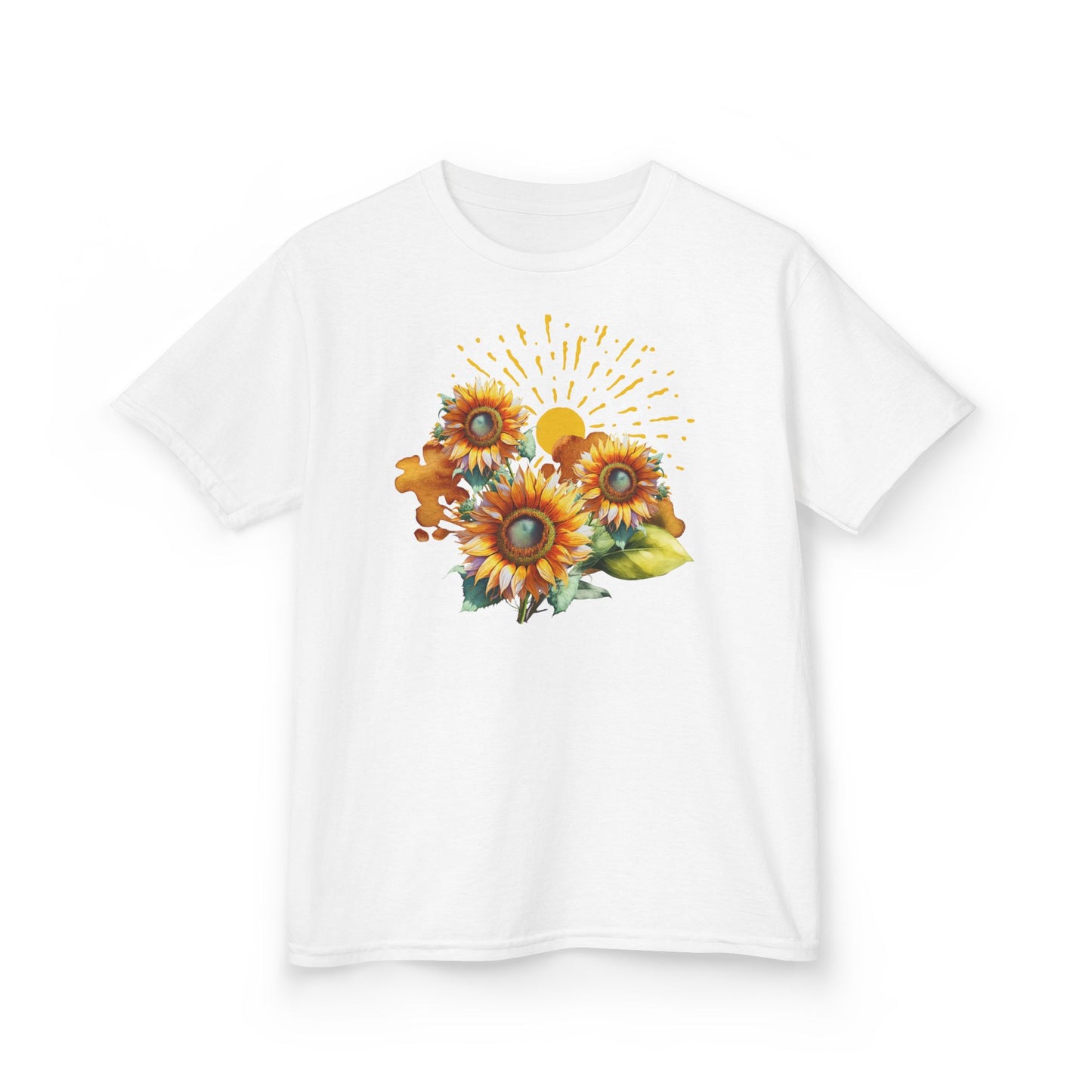 Sunflowers Kids Heavy Cotton™ Tee, spring, summer
