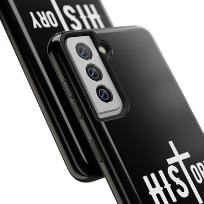 HIStory Lives On, Phone Cases - black & white