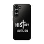 HIStory Lives On, Phone Cases - black & white