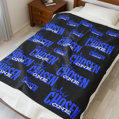 Chosen One - Crown - Velveteen Plush Blanket
