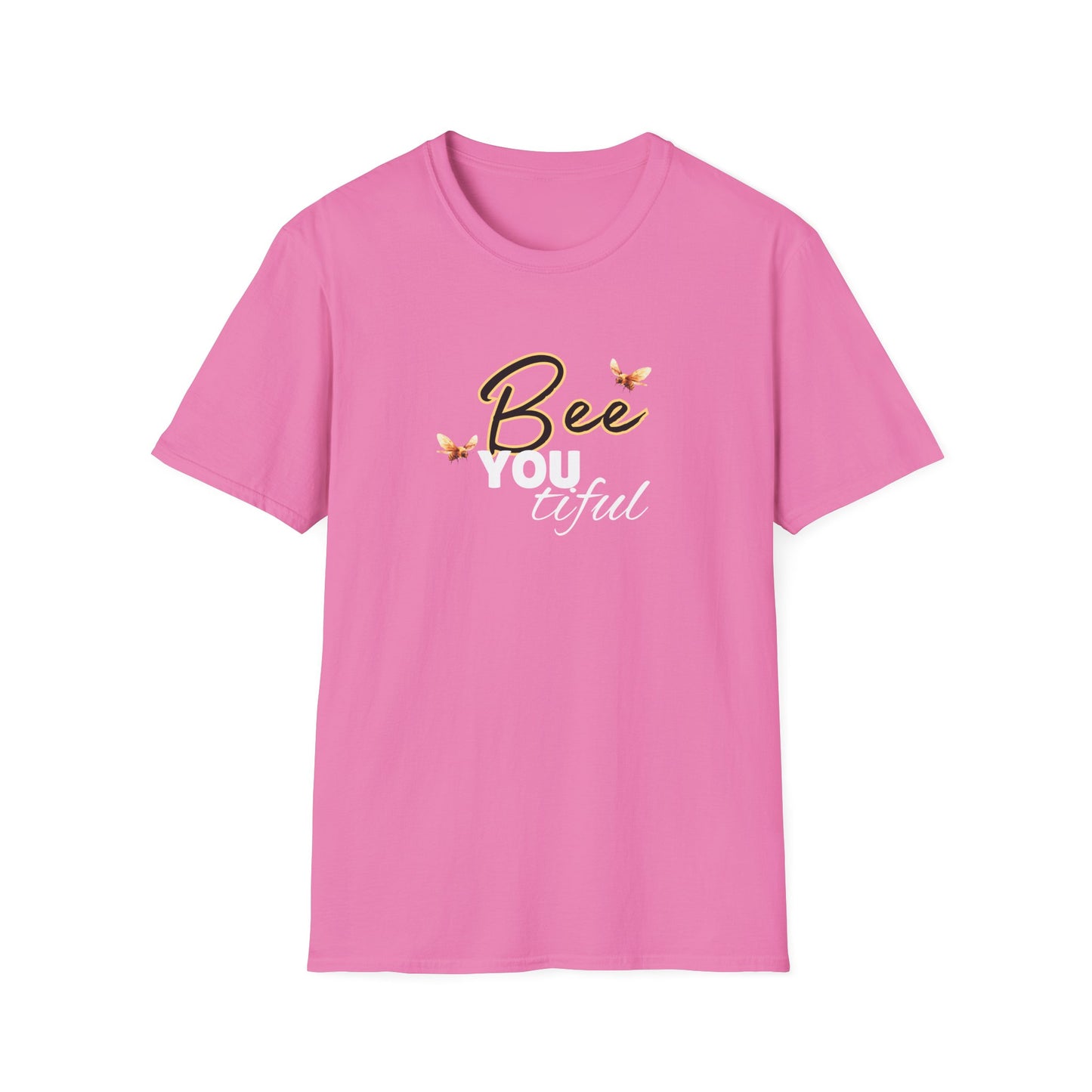 BeeYOUtiful Unisex Softstyle T-Shirt - Nature Inspired Graphic Tee - w