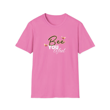 BeeYOUtiful Unisex Softstyle T-Shirt - Nature Inspired Graphic Tee - w