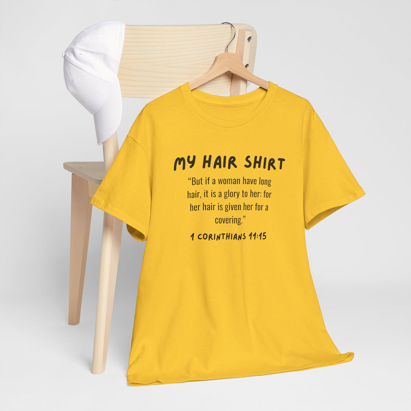 Inspirational Hair Growth Heavy Cotton Tee