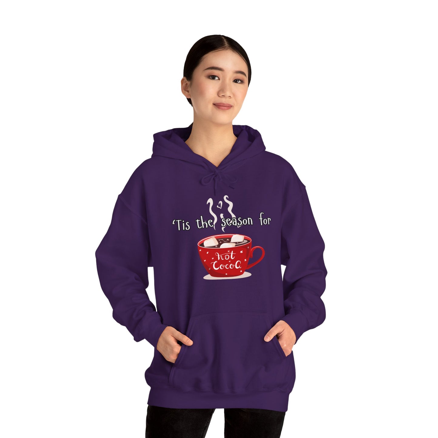 'Tis the Season for Hot Cocoa Unisex Heavy Blend™ Hooded Sweatshirt