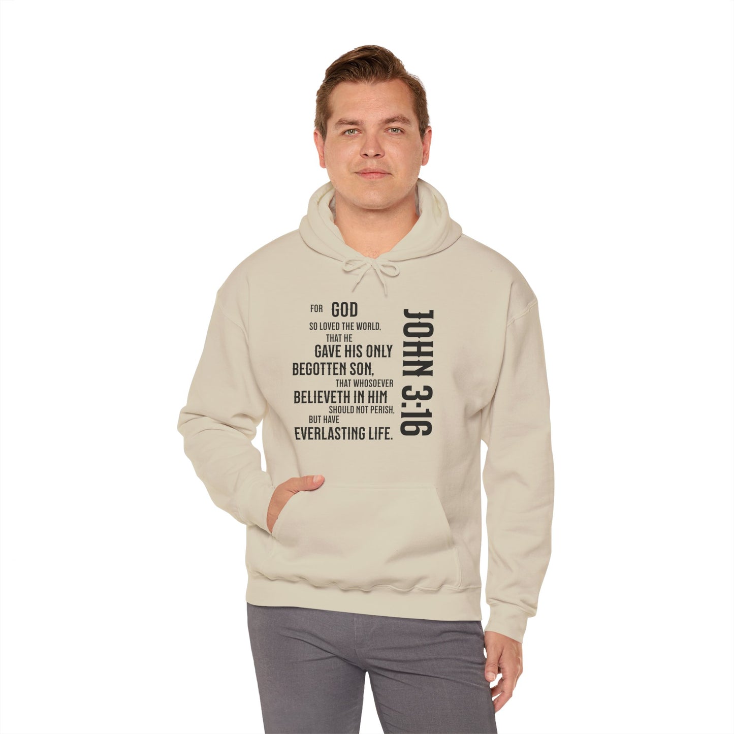John 3:16 Unisex Heavy Blend™ Hooded Sweatshirt