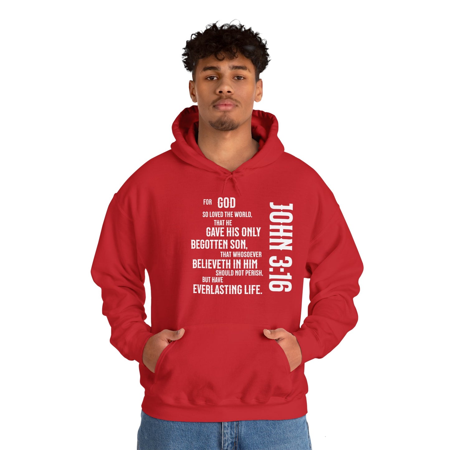 John 3:16 Unisex Heavy Blend™ Hooded Sweatshirt