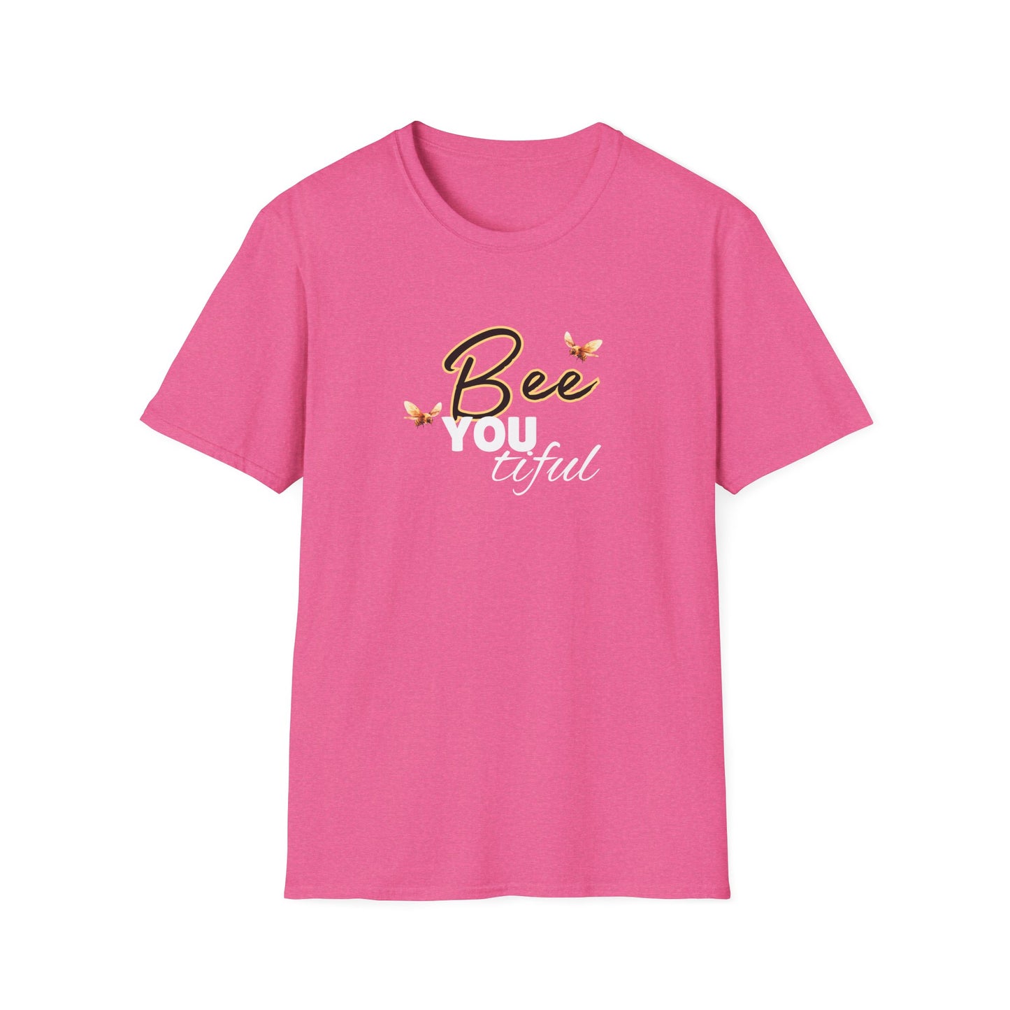 BeeYOUtiful Unisex Softstyle T-Shirt - Nature Inspired Graphic Tee - w