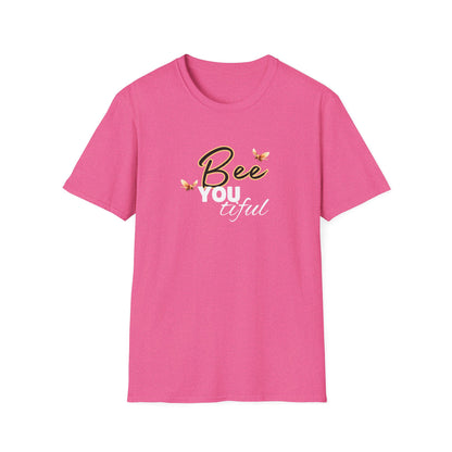 BeeYOUtiful Unisex Softstyle T-Shirt - Nature Inspired Graphic Tee - w