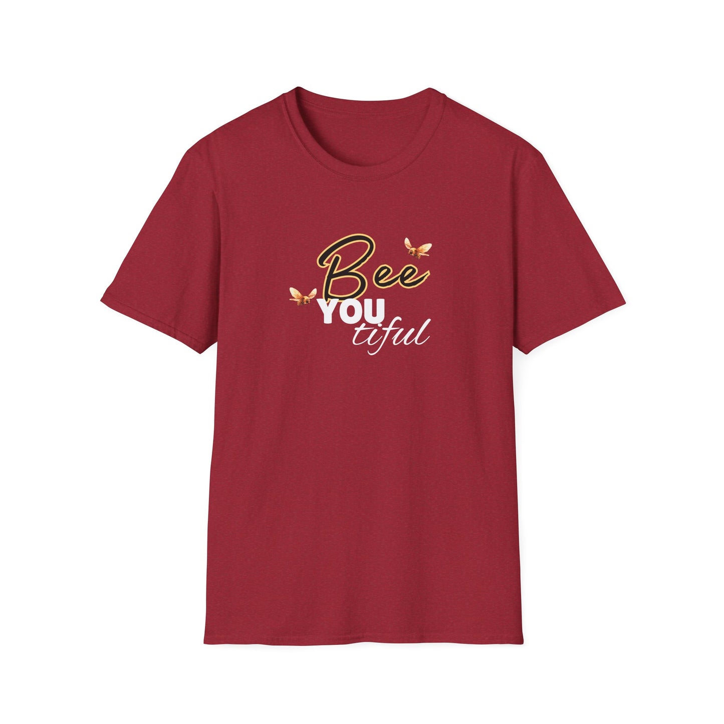 BeeYOUtiful Unisex Softstyle T-Shirt - Nature Inspired Graphic Tee - w