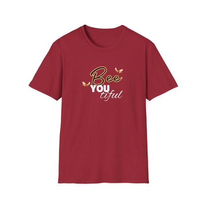 BeeYOUtiful Unisex Softstyle T-Shirt - Nature Inspired Graphic Tee - w