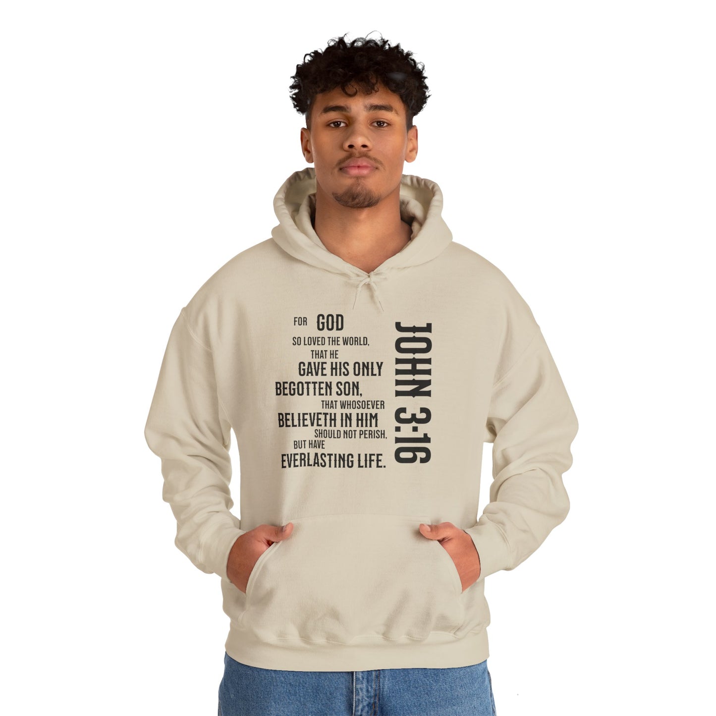 John 3:16 Unisex Heavy Blend™ Hooded Sweatshirt