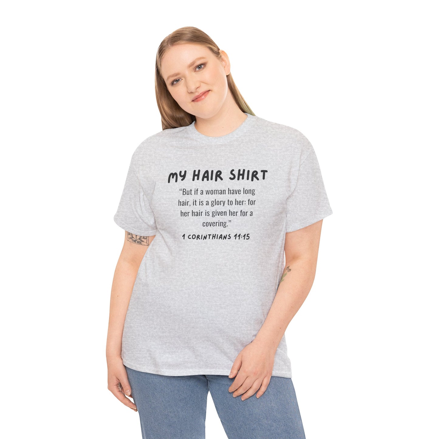 Inspirational Hair Growth Heavy Cotton Tee