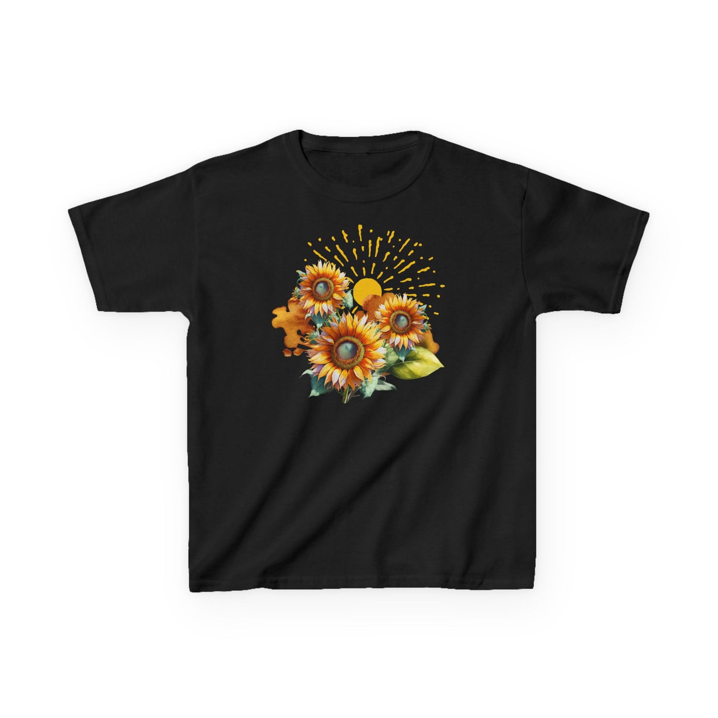 Sunflowers Kids Heavy Cotton™ Tee, spring, summer