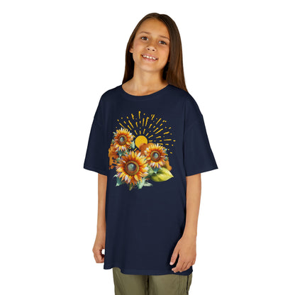 Sunflowers Kids Heavy Cotton™ Tee, spring, summer