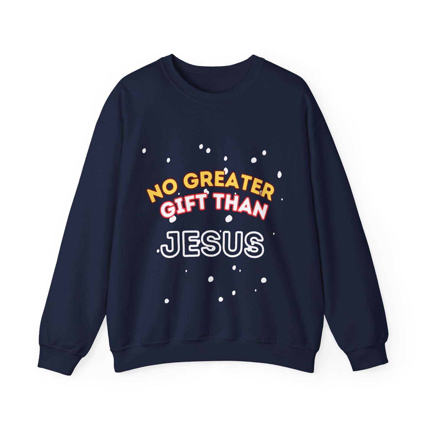 No Greater Gift Than Jesus Unisex Heavy Blend™ Crewneck Sweatshirt, Christmas