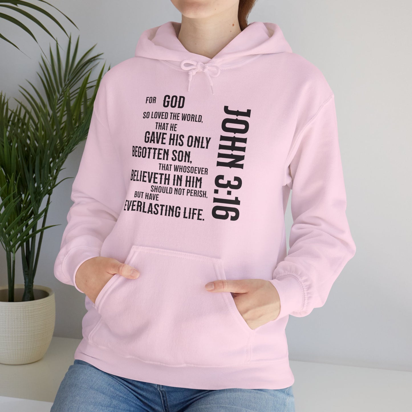 John 3:16 Unisex Heavy Blend™ Hooded Sweatshirt