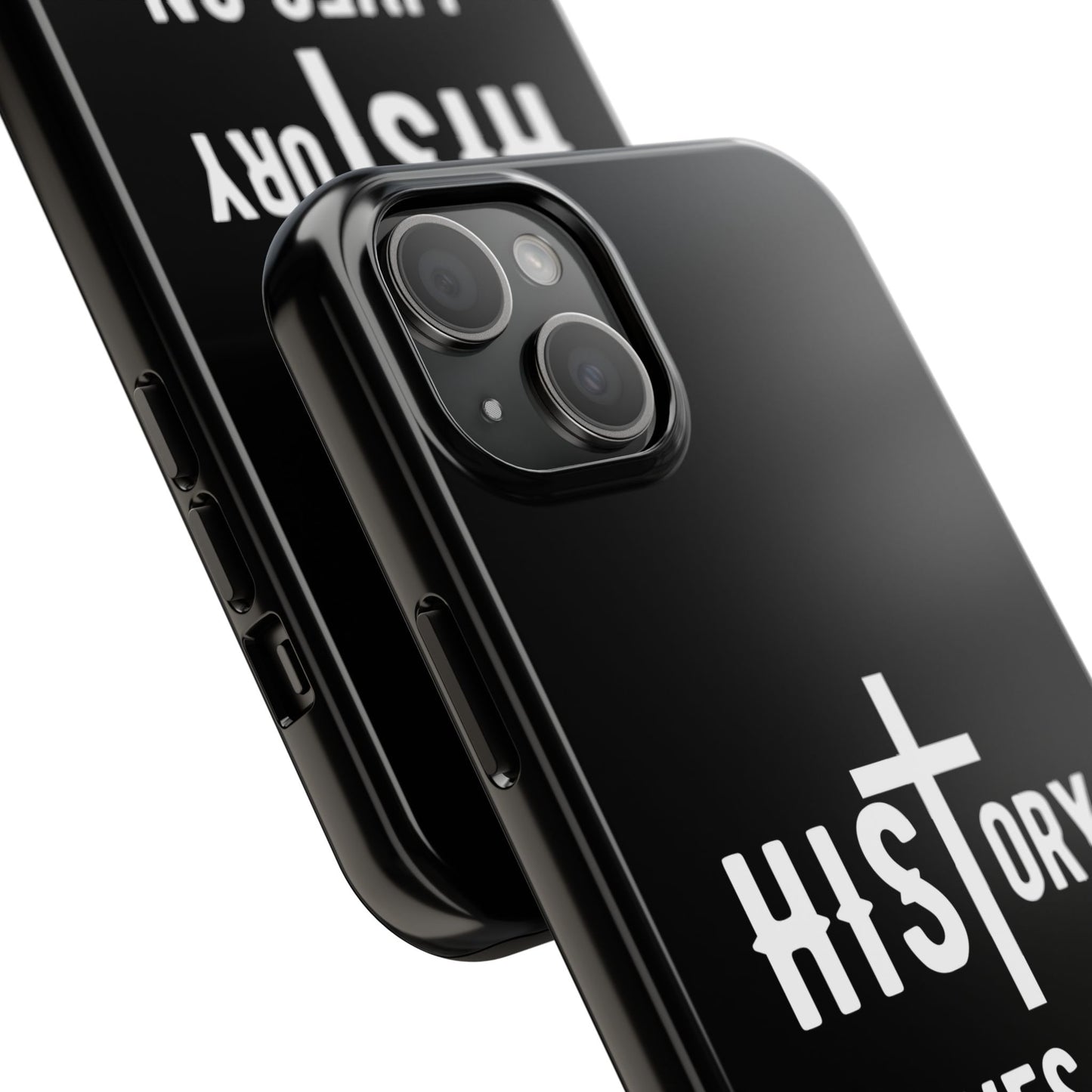 HIStory Lives On, Phone Cases - black & white
