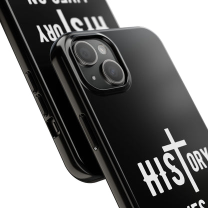 HIStory Lives On, Phone Cases - black & white