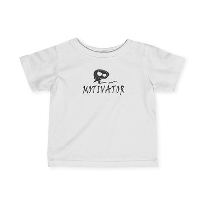 Motivator ninja - Infant Fine Jersey Tee, Gift for baby, Baby shower, Fun gift