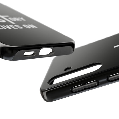 HIStory Lives On, Phone Cases - black & white