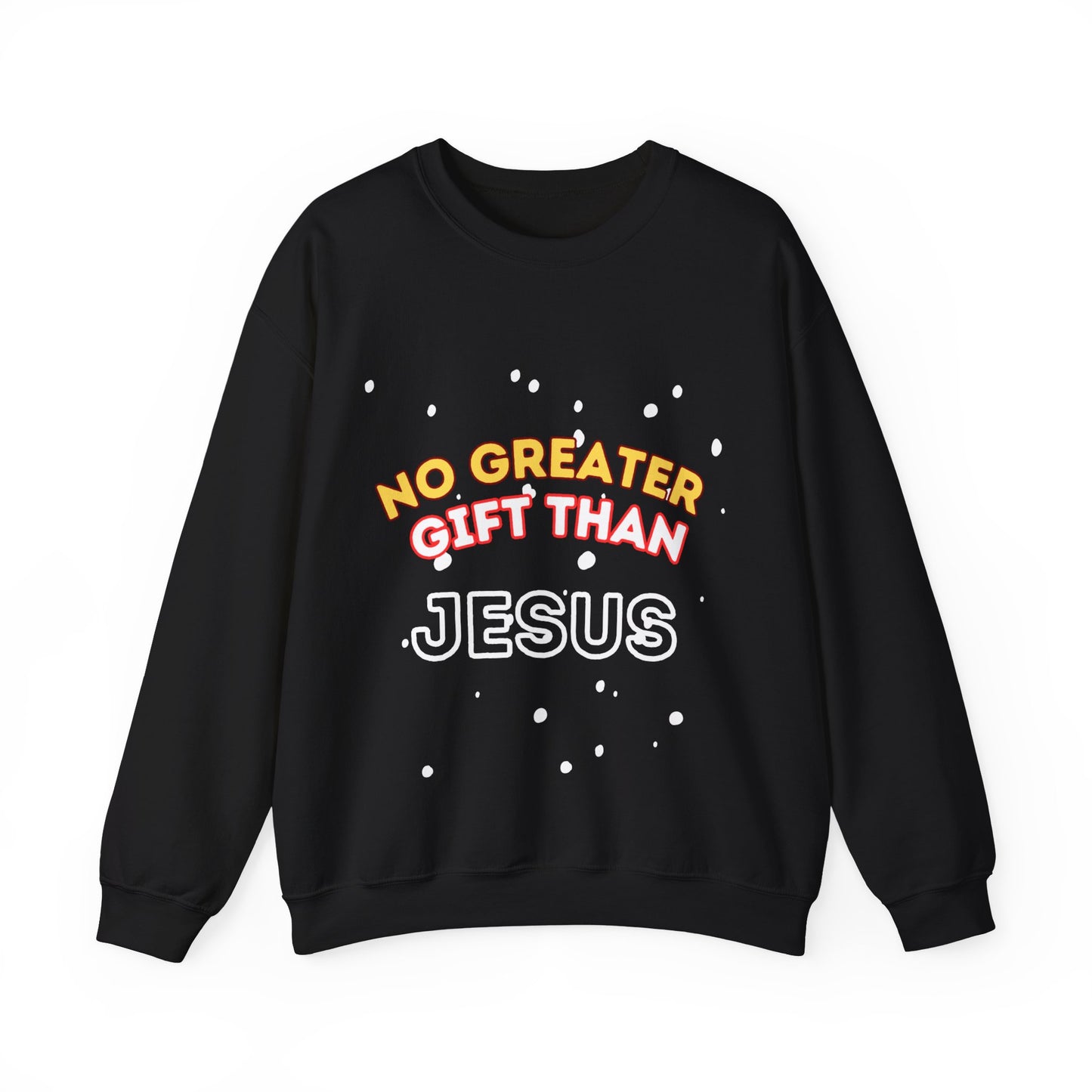 No Greater Gift Than Jesus Unisex Heavy Blend™ Crewneck Sweatshirt, Christmas